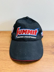 Summit Racing Equipment Adjustable Hat Baseball Cap Black Embroidered Cars - Picture 1 of 5