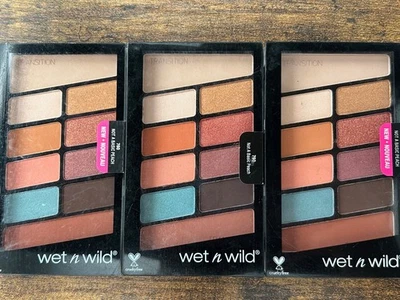 WET N WILD Color Icon Eyeshadow 10 Pan Palette 760 Not A Basic Peach Sealed 3 PK - Image 1 of 3