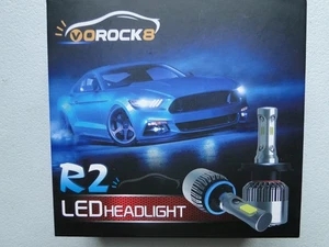 VOROCK8 R2 LED Bulb Headlights 9006 COB - Foto 1 di 4