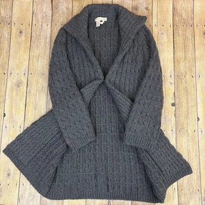 Maglione The Territory Ahead donna piccolo cardigan aperto lana merino alpaca - Foto 1 di 8