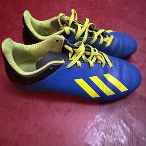 Adidas Nemeziz Messi Fußballschuhe Jugend Jungen Größe 4,5 blau gelb - Bild 1 von 7