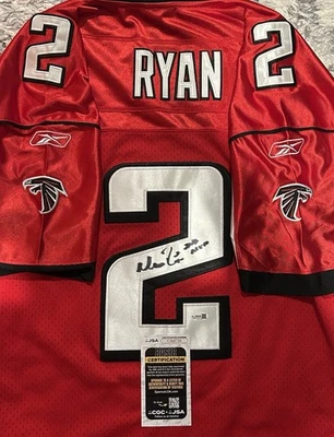 Matt Ryan Signed Inscribed Autographed Atlanta Falcons Jersey JSA COA - Image 1 of 3