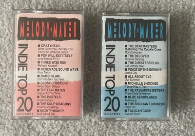 Melody Maker Indie Top 20 Volume II 2x Cassettes TT02  1987. Pop Will Eat Itself - Image 1 of 4