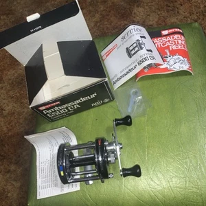 NOS Abu Garcia Ambassadeur 6500 CA Vintage Reel 80600 with box Papers Wow - Picture 1 of 11