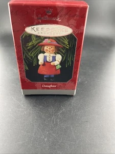 Hallmark Keepsake Ornament Daughter 1998 QX6673 Nina Aube Sculptor Christmas NEW - Picture 1 of 6