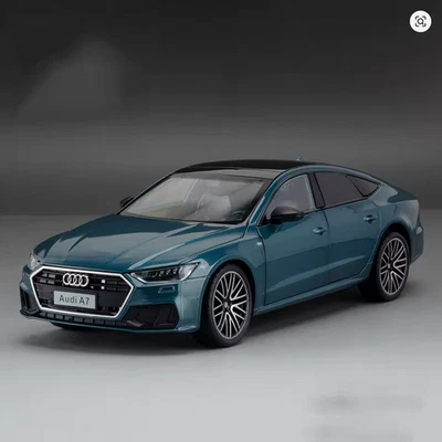 AUDI A7 2018 BLEUE ALLOY 1:24 - Photo 1/2