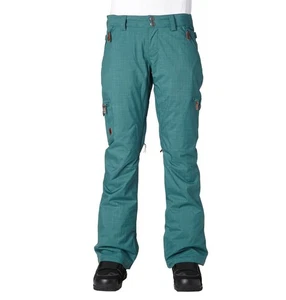 Pantalones de snowboard DC Scarlett aislados para mujer medianos verde jaspe nuevos - Imagen 1 de 1