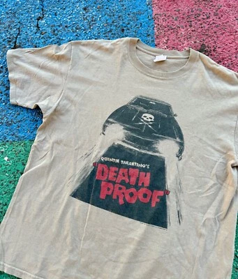 Camisa De Colección 2007 Quentin Tarantino's Death Proof Película Promo Y2K Gráfica XL Foto 1 de 4