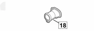 A202000300 Genuine OEM Echo Bellows, Intake SRM-2620 AH262, AHS262, BRD-2620 - Picture 1 of 1