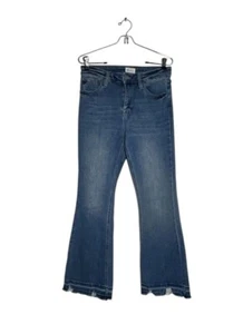 KanCan Women's High Rise - Flared Stretch Jeans in Blue - Sz 7/27 - Picture 1 of 5