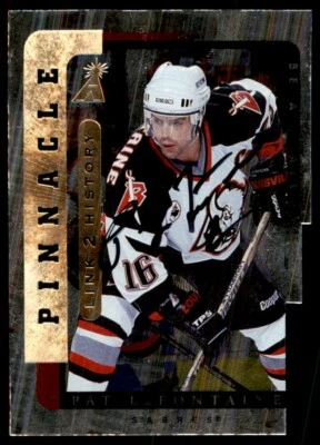Autógrafo Pat Lafontaine 1996-97 #LTH-8B Foto 1 de 2