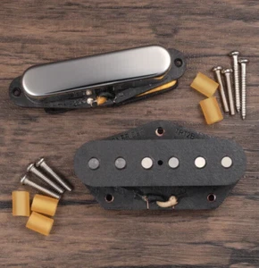 Tonerider T2SET-NK 'Hot Classics' Tele Pickup Set Nickel/Black - Picture 1 of 2