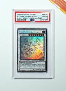 Yu-Gi-Oh! PSA 8 Red Dragon Archfiend Ghost GFP2-EN182 First Edition 2022 Englisch - Bild 1 von 4