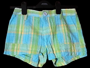 Influence Shorts Girls 11-12 Years Check Pockets Crinkle Pastel Colours - Picture 1 of 8