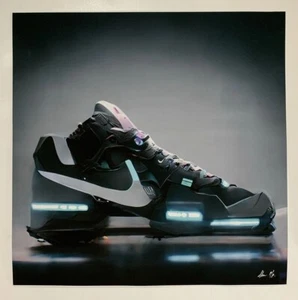 UK artist Chris Boyle ltd ed signed art giclee OOP nike cyberpunk kicks #2/25 - Picture 1 of 4