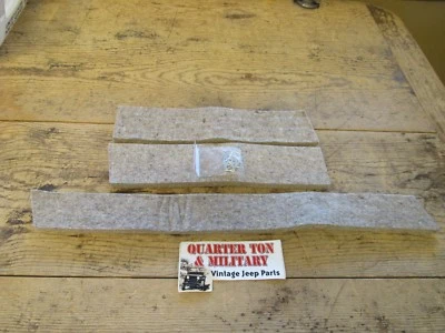 Sello de fieltro de parrilla ¡CORRECTO! Se adapta a Willys MB GPW CJ2A jeep CJ3A M38 temprano Foto 1 de 2