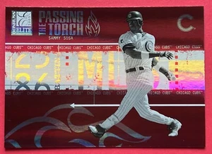 2005 Donruss Elite Passing the Torch Red Cubs Baseball Card #26 Sammy Sosa /500 - Picture 1 of 2