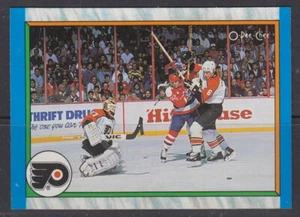 1989-90 Philadelphia Flyers Stats and Standings O-Pee-Chee Hockey Card #311 - Picture 1 of 2