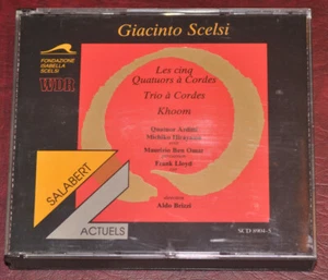 Giacinto Scelsi - Complete String Quartets/Trio/Khoom, Arditti (2 CD, Salabert) - Picture 1 of 4