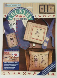 Neu in Verpackung Vintage Daisy Kingdom C123-1681-005 Uncle Sam Applikationen ohne Nähen mit Schwamm 1994 - Bild 1 von 8