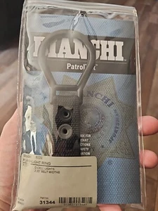 NEW BIANCHI MODEL 8009 BLACK D-CELL FLASHLIGHT RING PATROLTEK - Picture 1 of 2