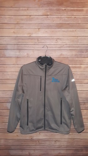 VETEMENTS Giacca uomo Eddie Bauer blu coniglietto grigio lavoro impiegato impermeabile full zip XL