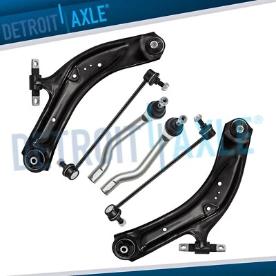 Front Lower Control Arms Tie Rods Sway Bars Kit for 2014-2019 Nissan Rogue Sport - Image 1 of 4