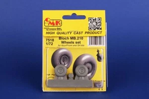CMK 129-7518 - 1:72 Bloch MB.210 Mainwheels And Tailwheel W/ Leg - Nuovo - Foto 1 di 1
