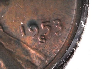 1953-S WHEAT PENNY RPM-006 - Picture 1 of 3