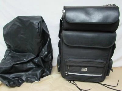 Tour master Coaster SL Sissybar/Backrest Motorcycle Luggage Bag Large Black - Image 1 of 4