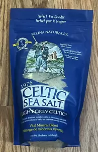 Celtic Sea Salt Light Grey 1 lb Resealable Bag, New, Fast Shipping! - Picture 1 of 5