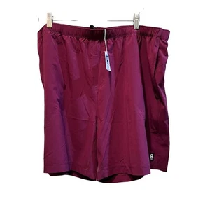 NEU Rhône Herren Shorts Größe XXL pflaume lila 7" Reißverschlusstasche innen Kordelzug $ 60 - Bild 1 von 11