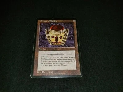 MTG 1x Revised HP French FBB MISPRINT Aladdin's Ring  / Jandor's Ring (art) - Image 1 of 2