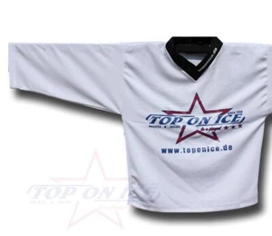 Trainingstrikot TOP-ON-ICE Weiss Eishockey Jersey - Bild 1 von 1