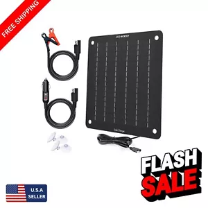 Environmentally Friendly Solar Battery Maintainer - Perfect for Camping & Travel - Picture 1 of 11