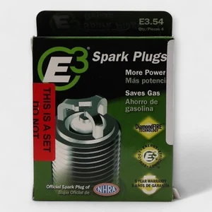 E3.54 E3 Premium Automotive Spark Plugs - Pack of 4 - Picture 1 of 6