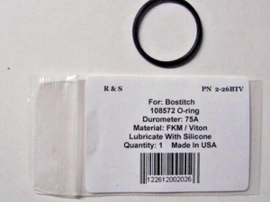 Compatible Bostitch 108572 O-Ring / R&S 2-26B TV / FKM Material - Picture 1 of 2