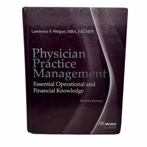 Physician Practice Management Second Edition Wolper Jones Bartlett Hardback Text - Picture 1 of 6