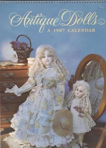 ANTIQUE DOLLS 1987 CALENDAR - Picture 1 of 3