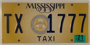 TAXI CABINA TRIPLE DÍGITO 777 matrícula repetitiva conductor de limusina cabina alquiler TX - Imagen 1 de 7