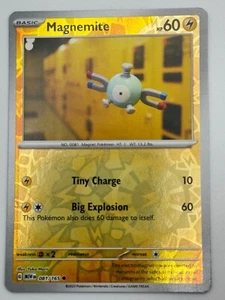 Pokemon TCG Karten 151 Sammlung 081/165 Reverse Holo Magnemite - Bild 1 von 1