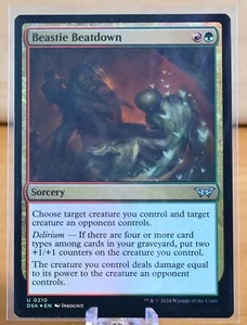 Magic: The Gathering: Beastie Beatdown - 0210 - Lámina - Duskmourn - Casi nuevo - Imagen 1 de 2
