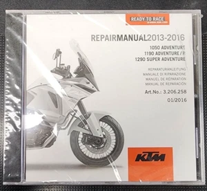 KTM 2013-2016 1050 1190 1290 ADVENTURE R MANUAL DE REPARACIÓN CD SIN ABRIR - Imagen 1 de 2