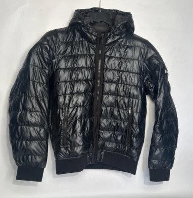 DKNY Мужская с капюшоном логотип пуховик размер Куртка Пальто размер M - Изображение 1 из 4