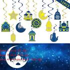 Moslim Bunting Hadj Mubarak Eid Mubarak Spiraal Banner Blue Swirl Eid Hanger