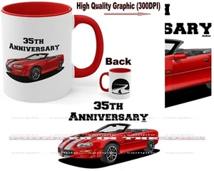 Chevrolet Chevy Camaro 35th Anniversary Convertible DigiRods Car Coffee Cup Mug - Picture 1 of 4