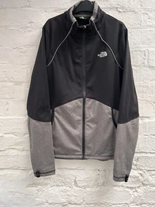 Chaqueta de chándal para hombre The North Face negra y gris con cremallera talla mediana - Imagen 1 de 4
