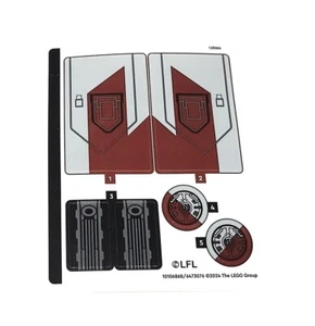 LEGO Star Wars - 75362 - Ahsoka T6 Shuttle Sticker Sheet - Brand New - Picture 1 of 1