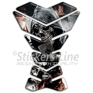 Paraserbatoio adesivo Harley Bmw Honda Suzuki Yamaha Kawasaki Tank Pad X#12 - Picture 1 of 1