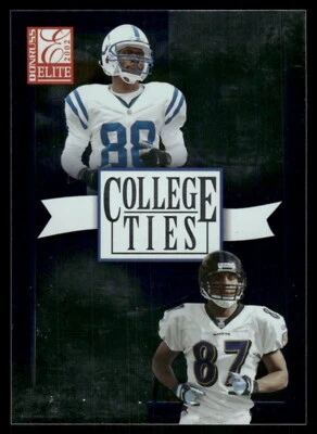 2002 Donruss Elite #CT-13 Qadry Ismail / Marvin Harrison College Ties - Image 1 of 2